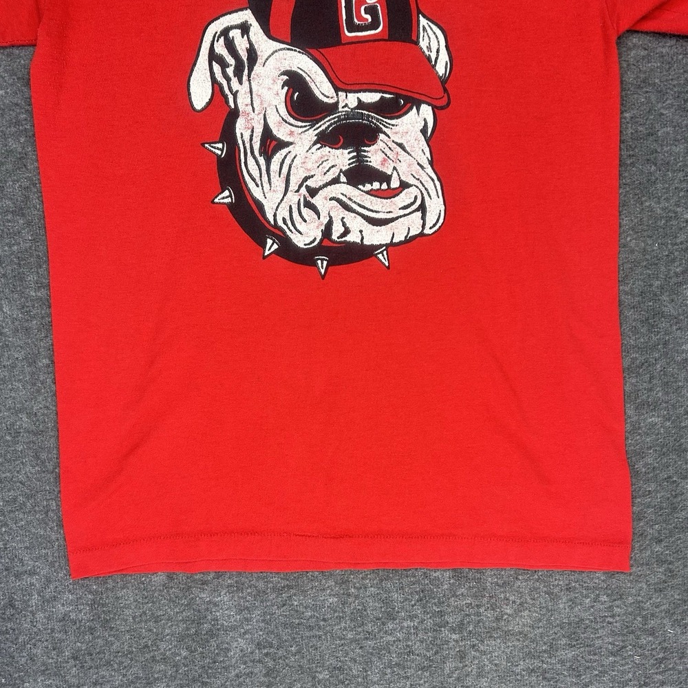 Vintage 70s University of Georgia T Shirt Mens S (Tag M) Red single stitch - Picture 3 of 14